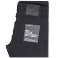 UB344 Straight Fit 11oz Solid Black Stretch Selvedge Denim | The Unbranded Brand