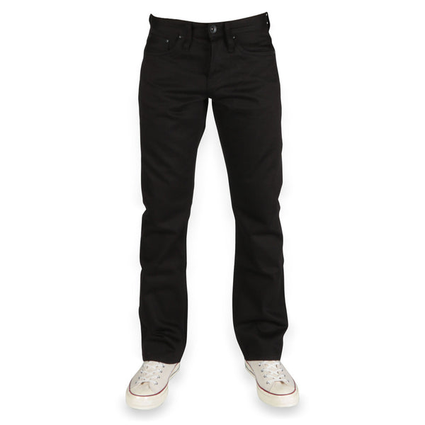 UB355 Straight Fit 12.5oz Black Selvedge Chino | The Unbranded Brand