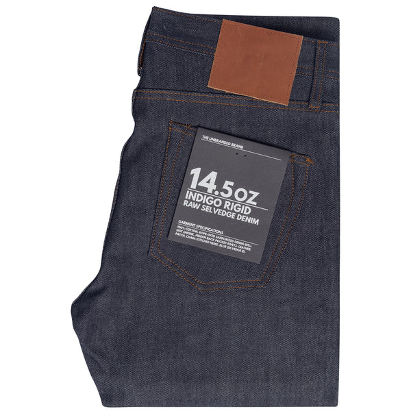 UB401 Tight Fit 14.5oz Indigo Selvedge Denim | The Unbranded Brand