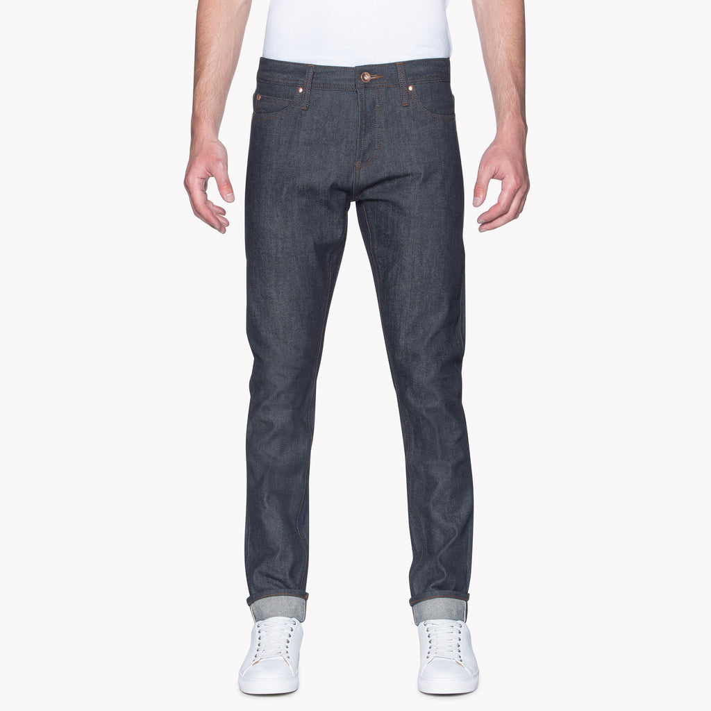UB401 Tight Fit 14.5oz Indigo Selvedge Denim | The Unbranded Brand