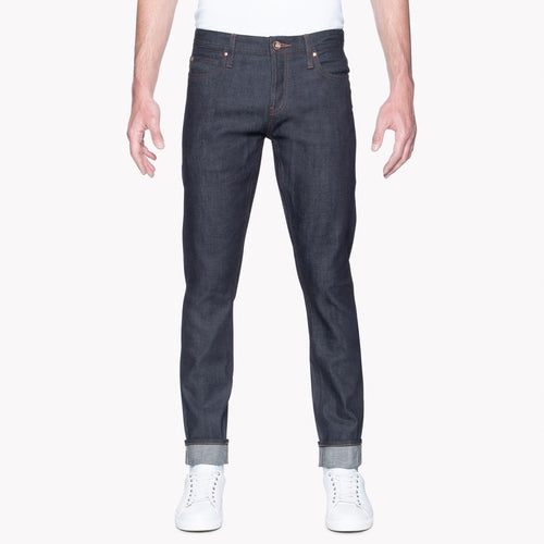 UB422 Tight Fit 11oz Indigo Stretch Selvedge Denim | The Unbranded Brand