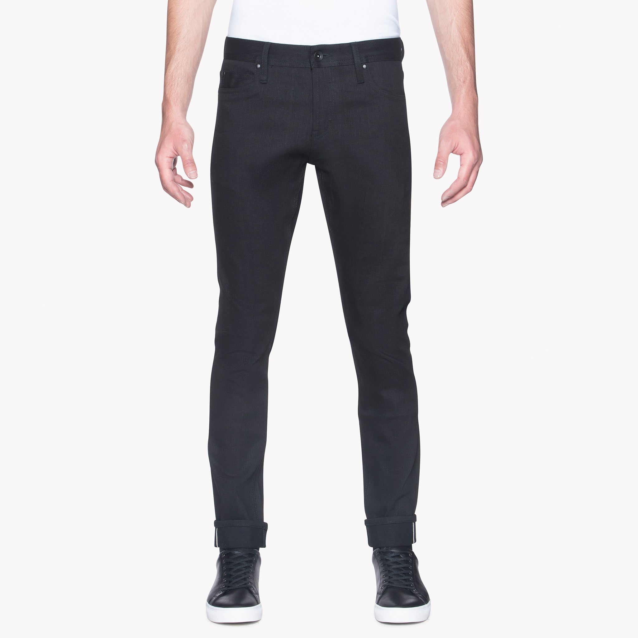 11oz Solid Black Stretch Selvedge – The Unbranded Brand