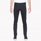 UB444 Tight Fit 11oz Solid Black Stretch Selvedge Denim | The Unbranded Brand