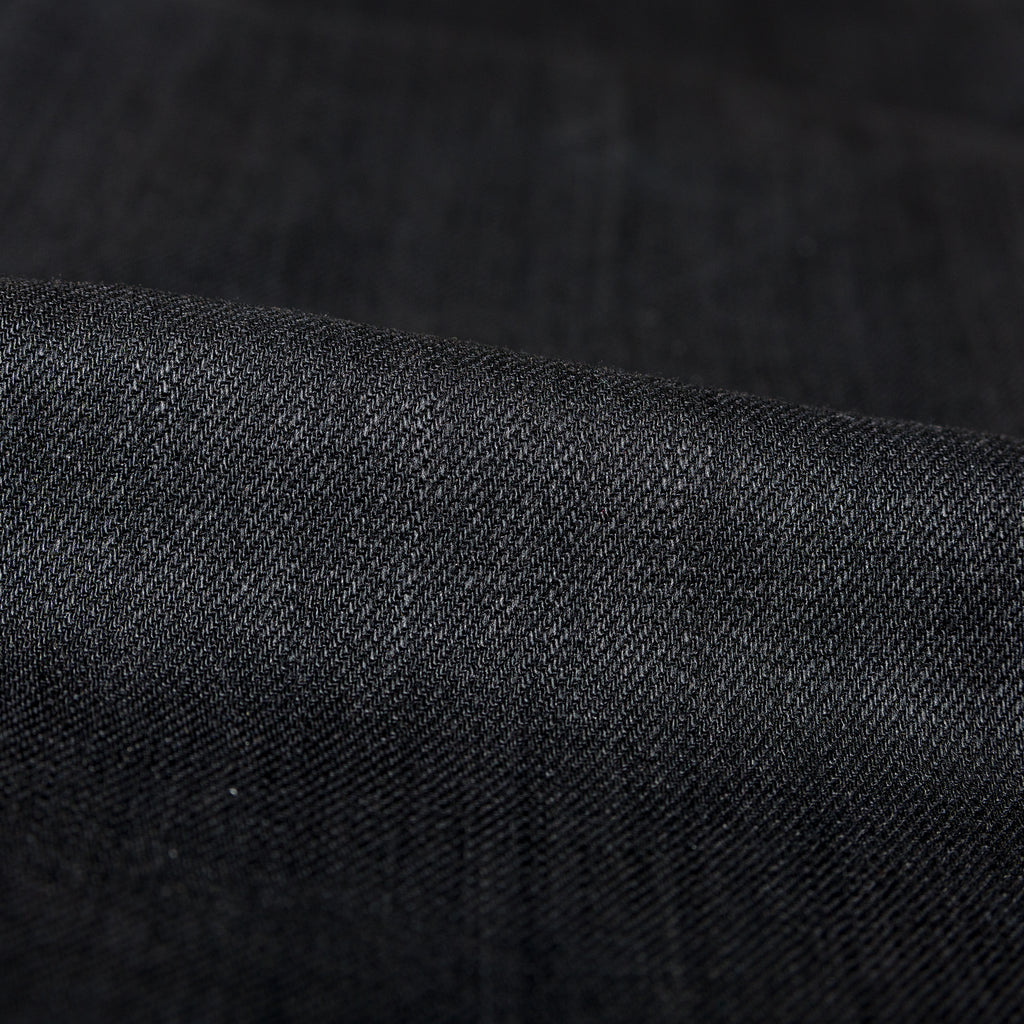 UB444 Tight Fit 11oz Solid Black Stretch Selvedge Denim | The Unbranded Brand