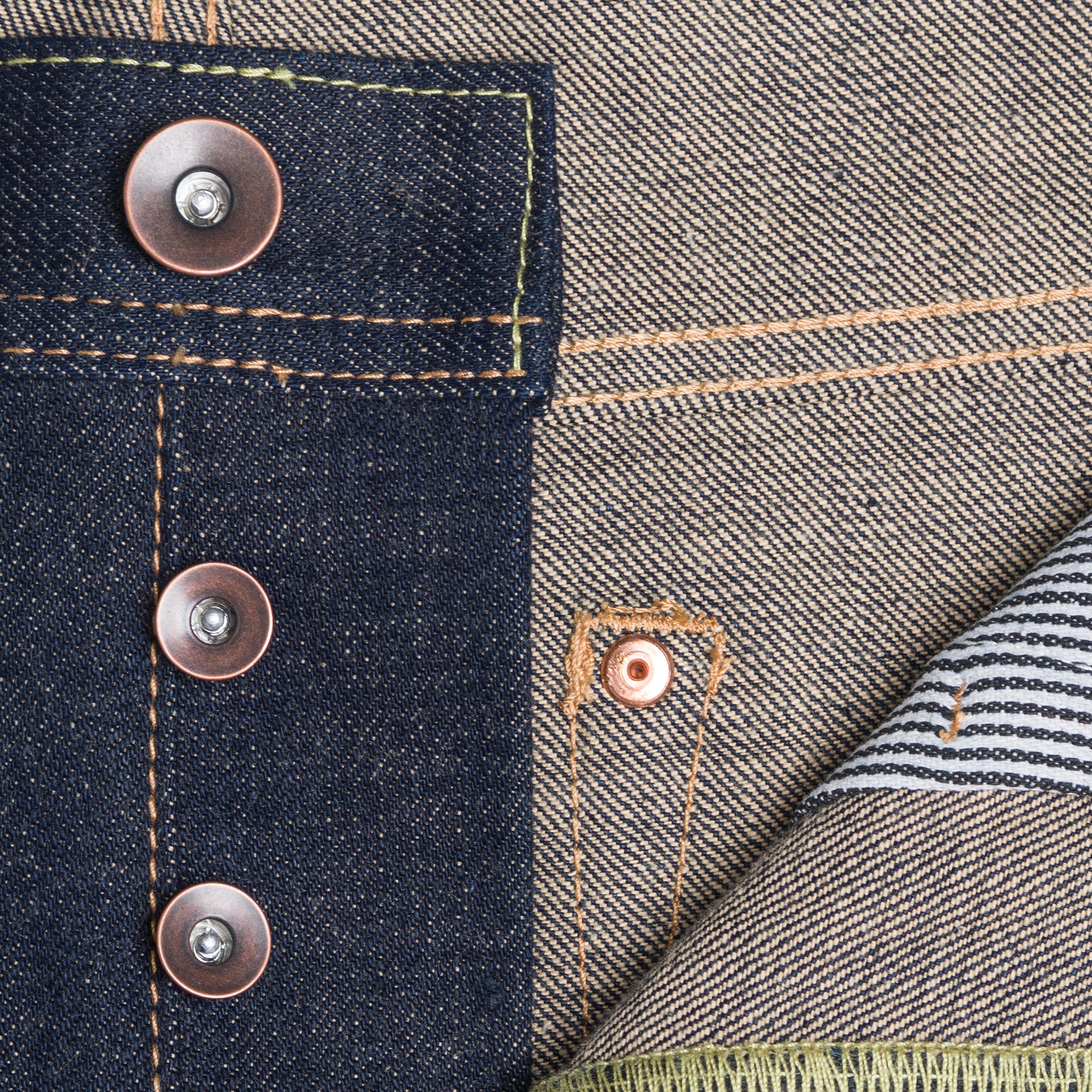 UB469 Tight Fit 18oz Slub Selvedge With Natural Seed Weft | The Unbranded Brand