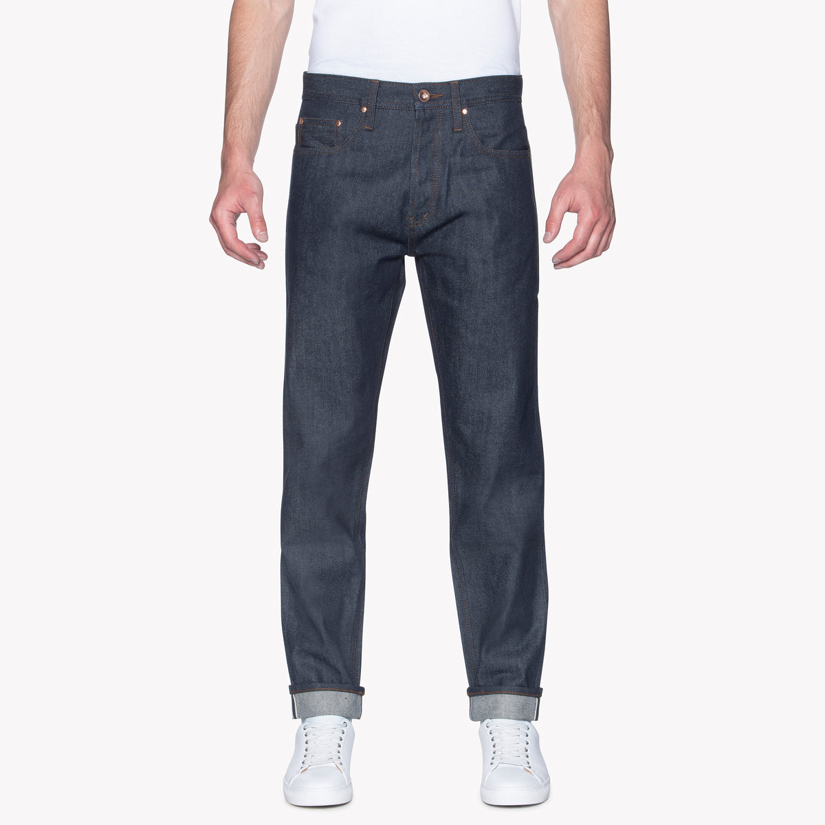 UB601 Relaxed Tapered Fit 14.5oz Indigo Selvedge Denim | The Unbranded ...