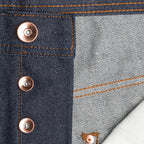 UB601 Relaxed Tapered Fit 14.5oz Indigo Selvedge Denim | The Unbranded Brand