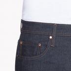 UB622 Relaxed Tapered Fit 11oz Indigo Stretch Selvedge Denim | The Unbranded Brand