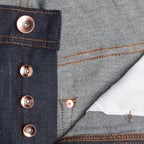 UB622 Relaxed Tapered Fit 11oz Indigo Stretch Selvedge Denim | The Unbranded Brand