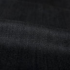 UB644 Relaxed Tapered Fit 11oz Solid Black Stretch Selvedge Denim | The Unbranded Brand