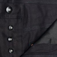 UB655 Relaxed Tapered Fit 12.5oz Black Selvedge Chino | The Unbranded Brand